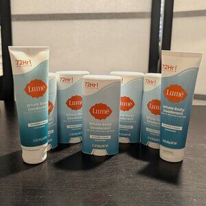 Lot of New Lume Unscented Cream Deodorant